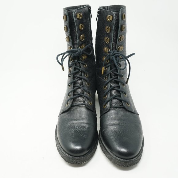 diane von furstenberg combat boots